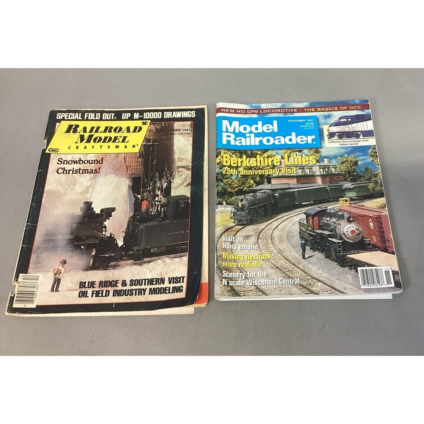 Railroad Model Craftsman (1983) & Model Railroader (1997) Magazines