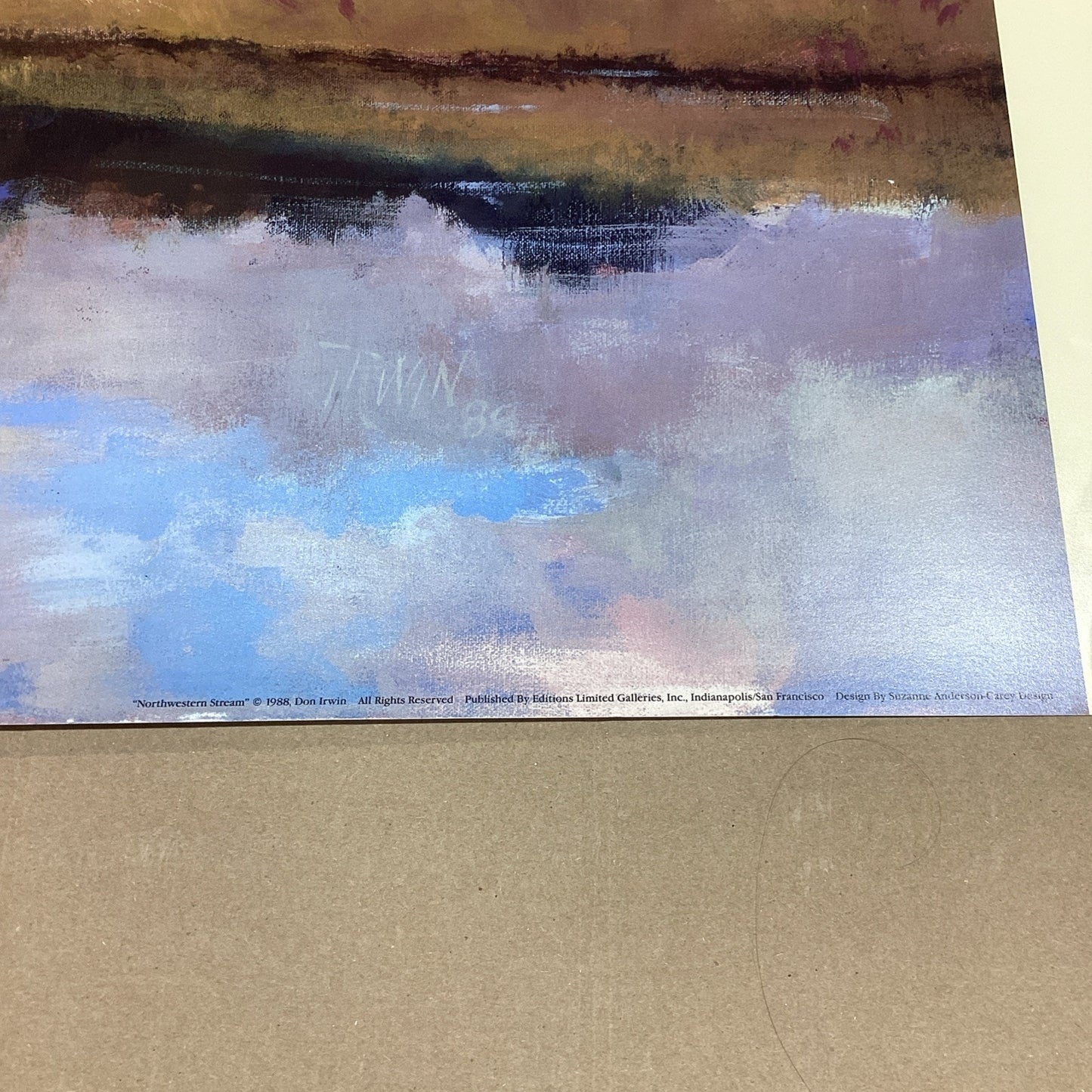 1988 Don Irwin Editions Limited Landscape Poster Print - 41x31”