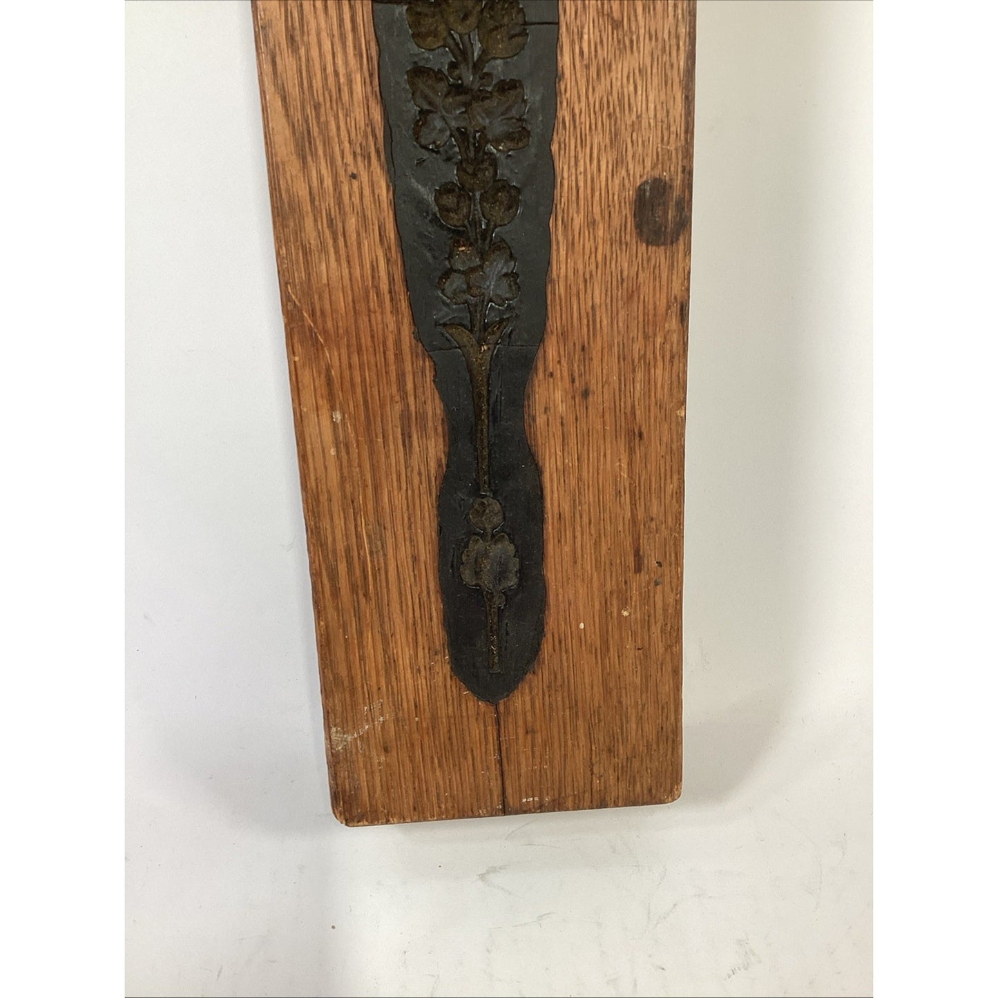VTG ANTIQUE Floral COOKIE CANDY CHOCOLATE BUTTER WOOD MOLD