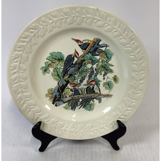 VTG Adams England Audubon Birds of America Pileated Woodpecker Collector Plate