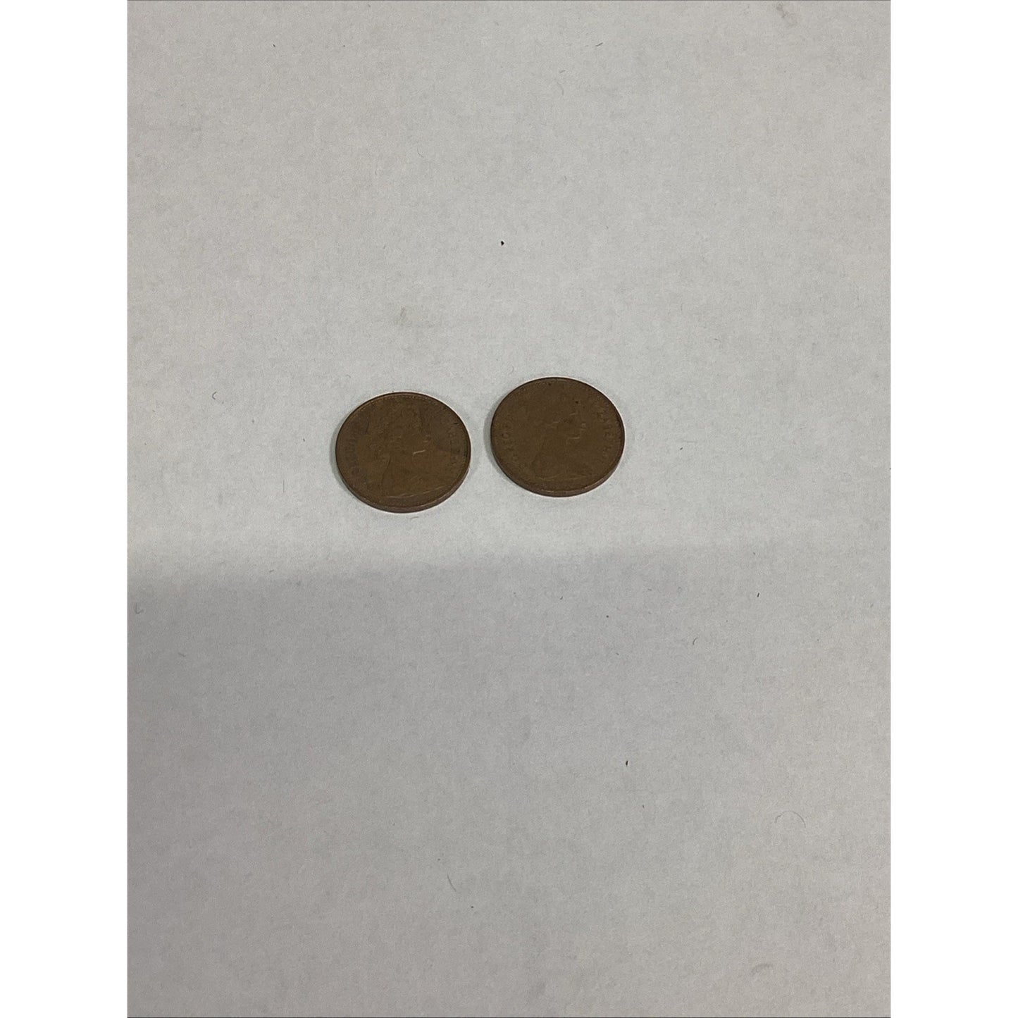 Lot of 2 - 1975 & 1981 Elizabeth II New Penny