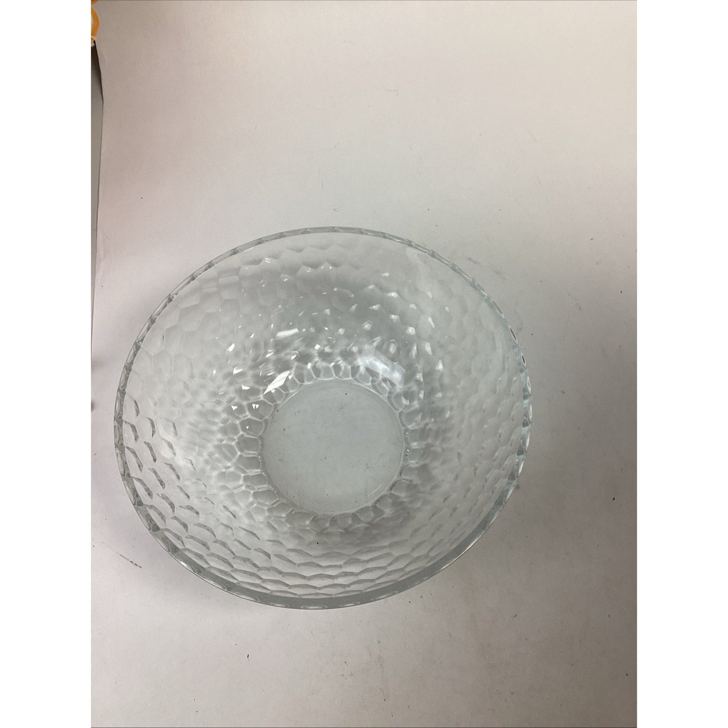 Tiffany & Co Large Heavy Glass Salad Bowl - 12”Dx4”H