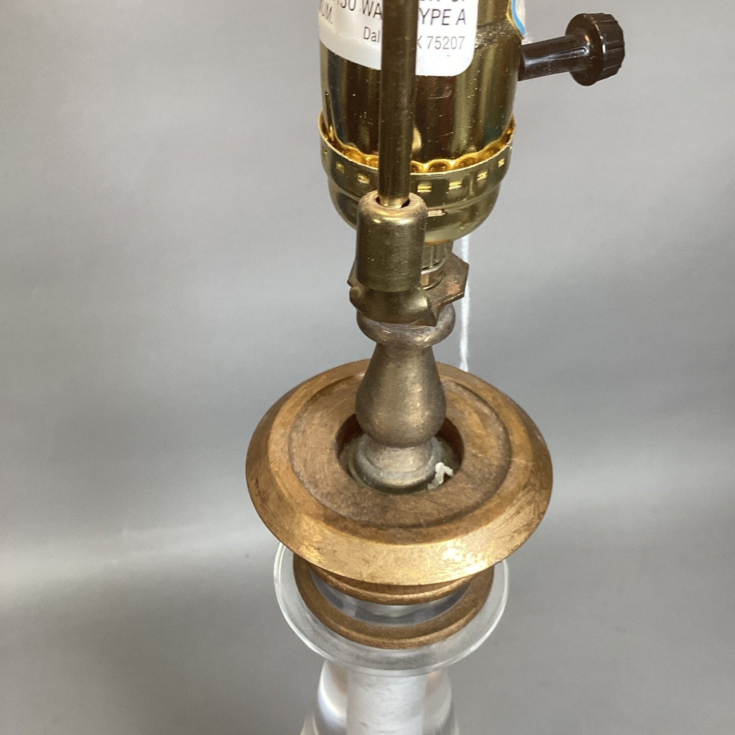 Renaissance 2000 Modern Lucite Lamp - 31.5”H