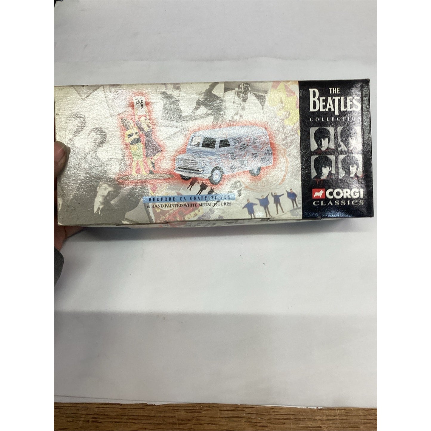 Corgi Classics THE BEATLES COLLECTION 1997 Blue BEDFORD CA. GRAFFITI VAN