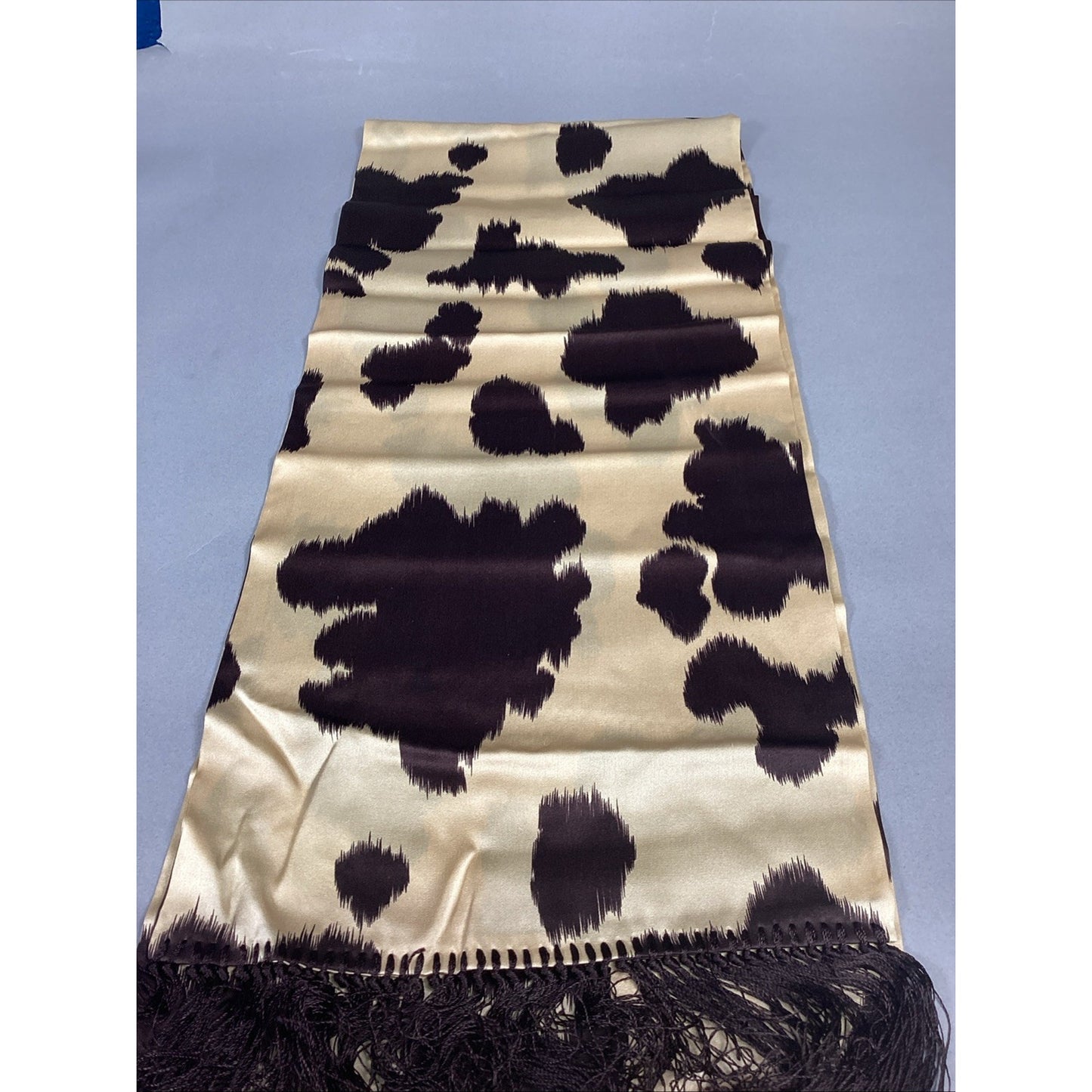 Silky Cow Print Women’s Scarf - 36x10”