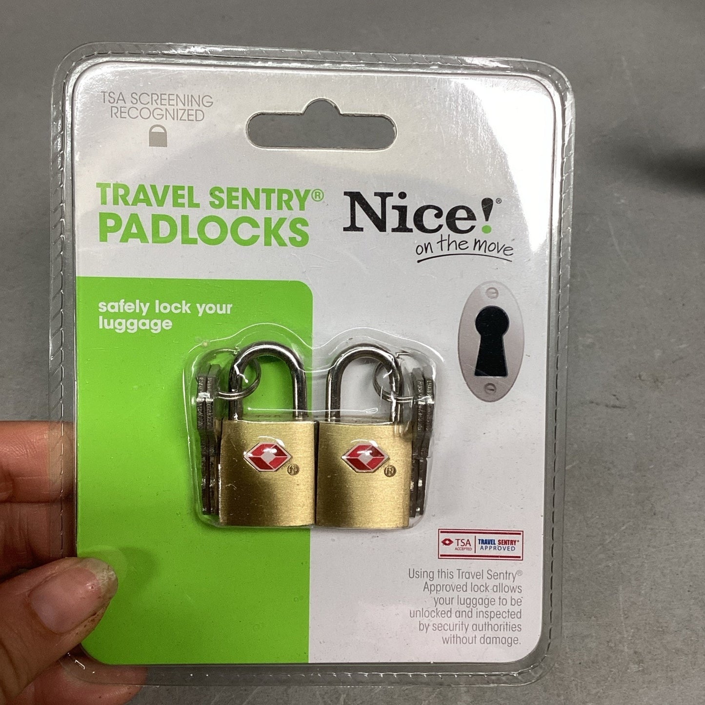Travel Sentry Padlocks luggage suitcase TSA Approved