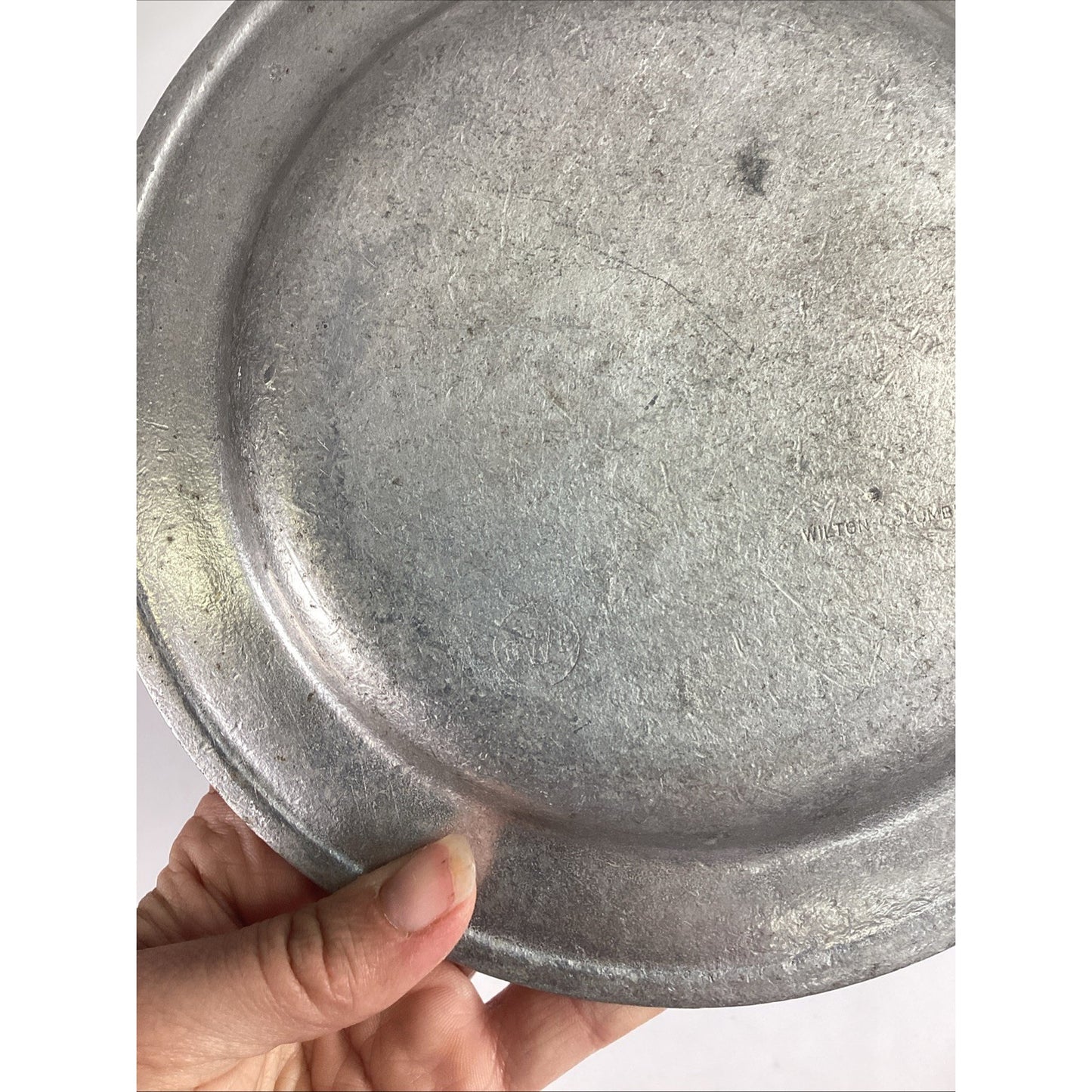 Vintage Wilton Pewter Plate - 7.75”D