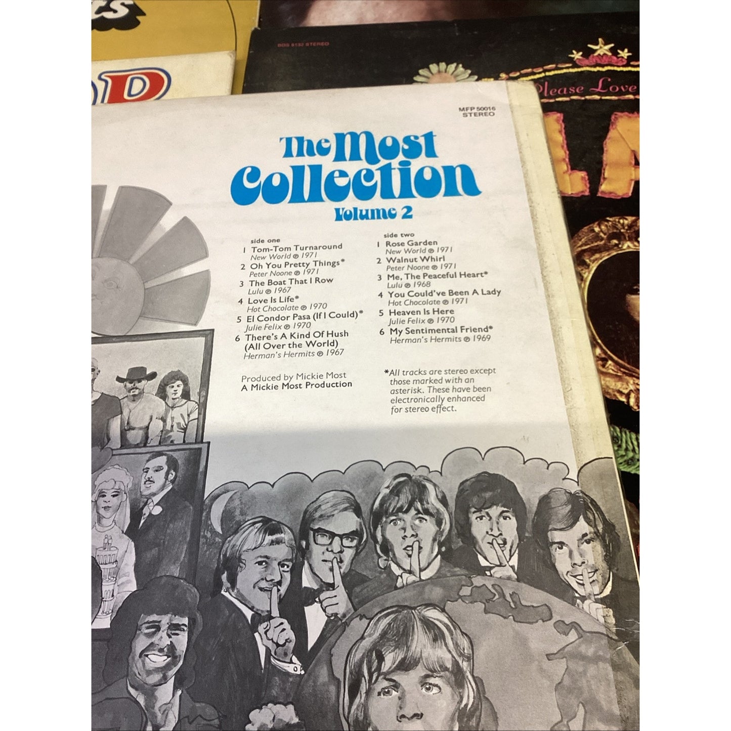 Mixed Lot Of 10 Vintage LP’s - Cat Stevens, Jimmie Rodgers, Gordon Lightfoot