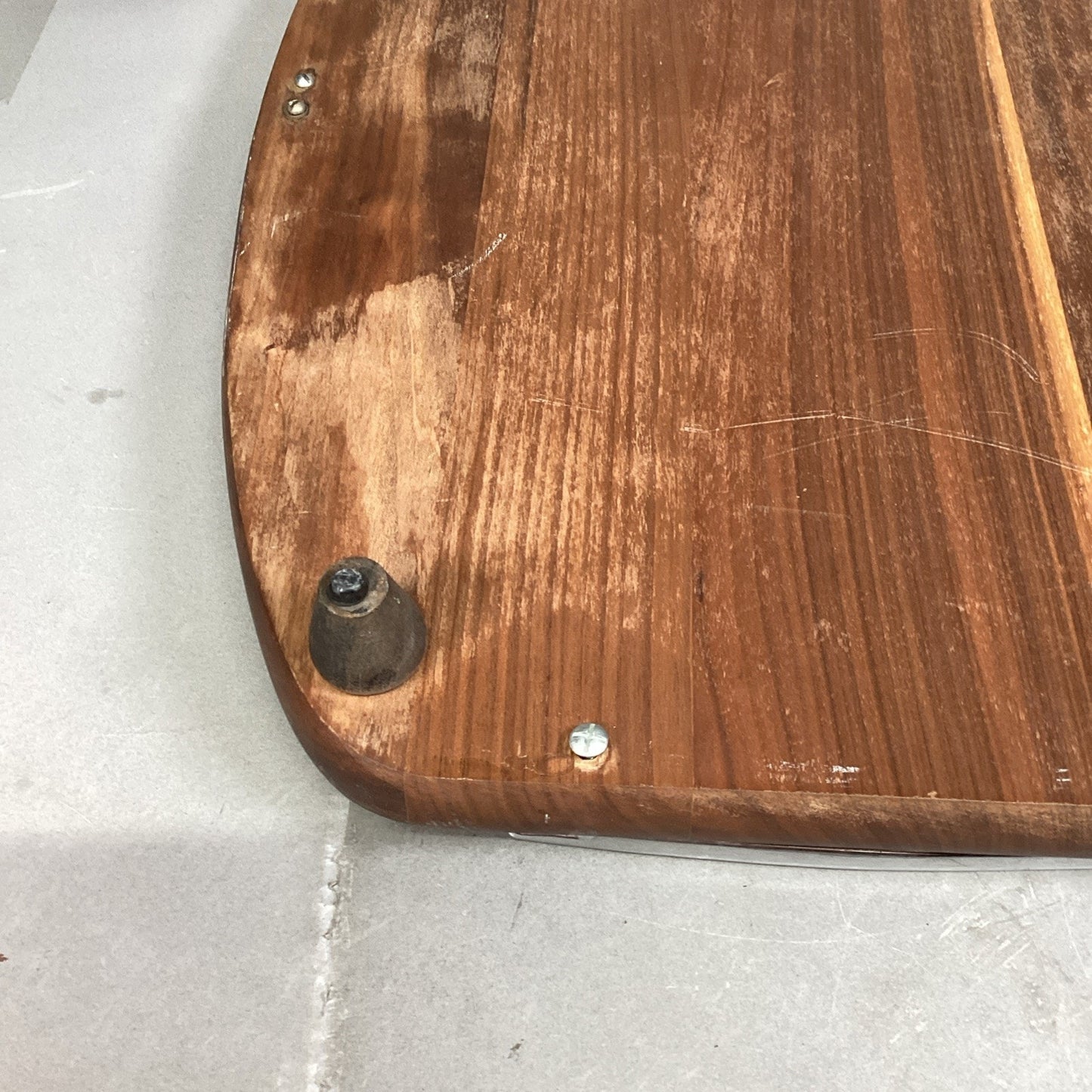 Large Wooden Carving Board, Double Edged Carving Knife & Counter Mat