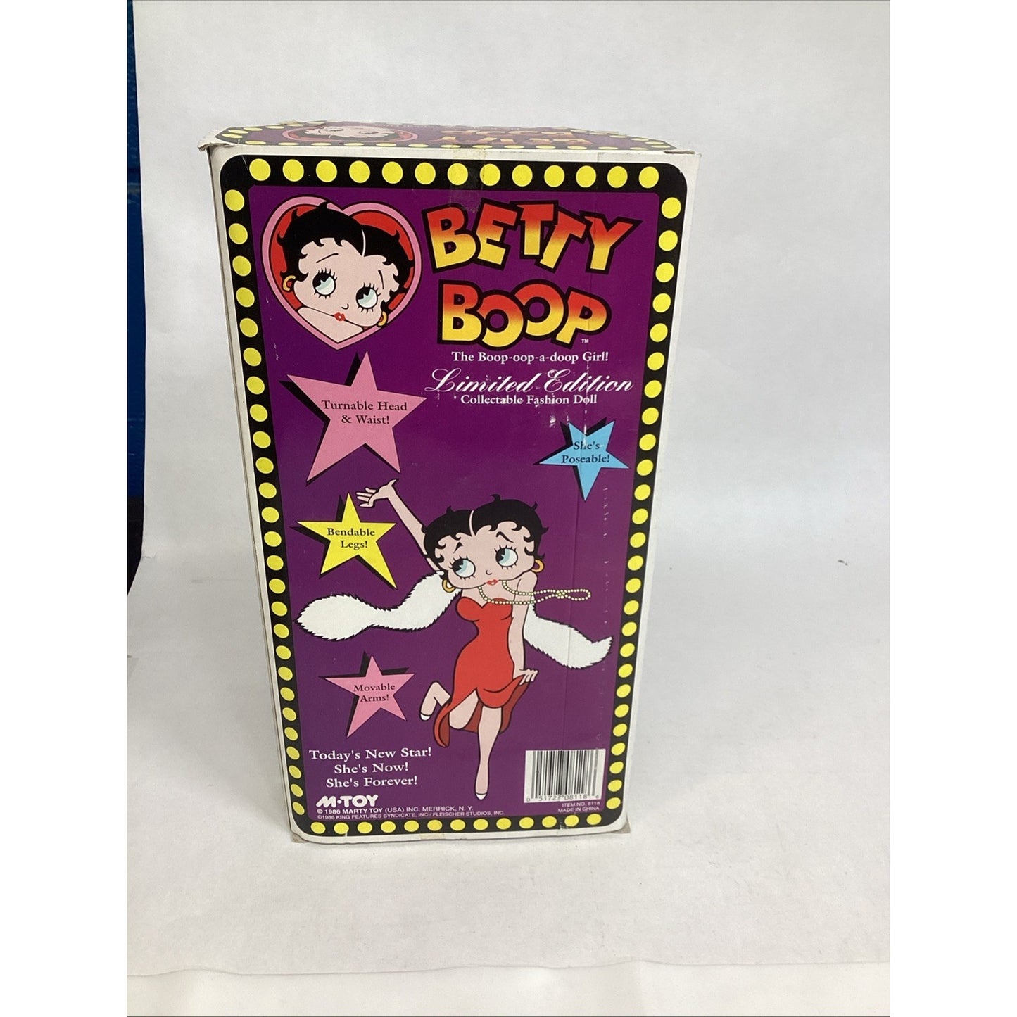 Betty Boop Limited Edition Collectable Fashion Doll - NIB