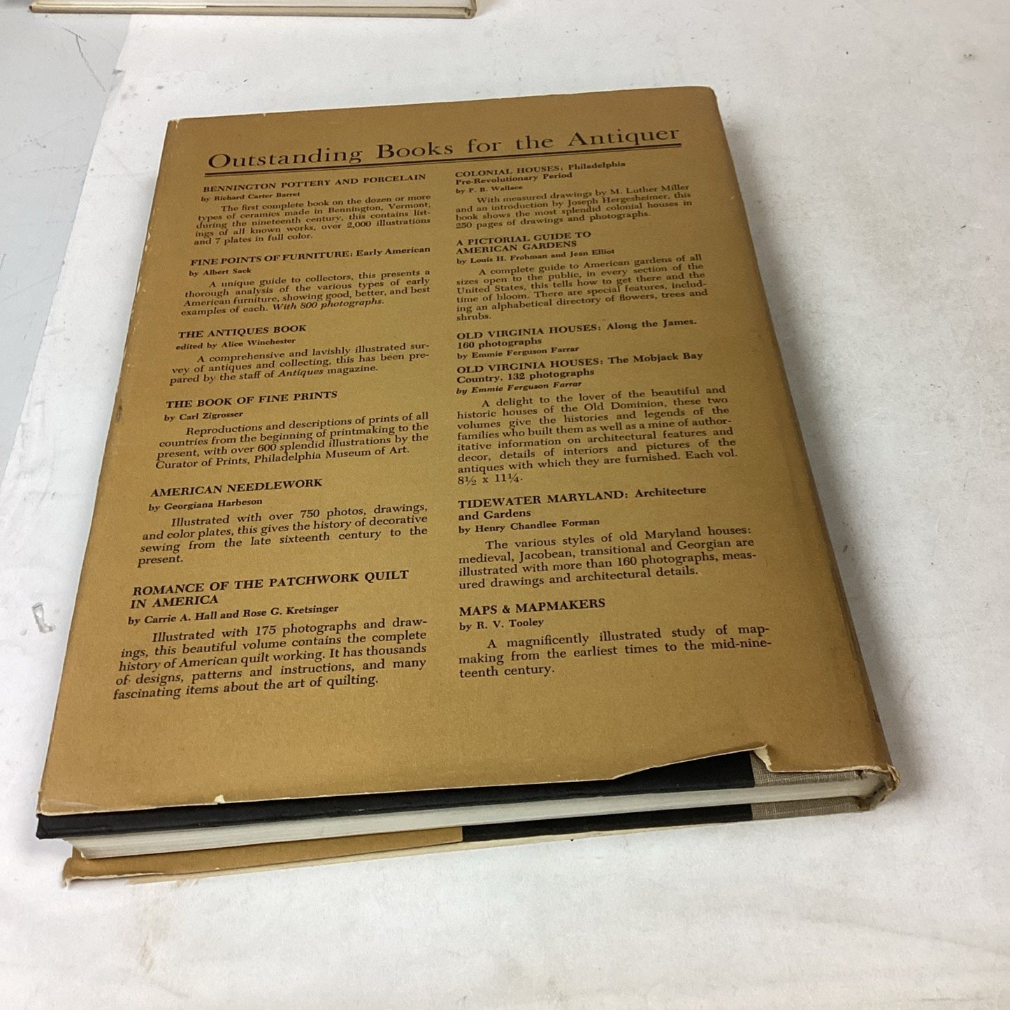 Dictionary Of Furniture, Directory Of Antique Furniture & Furniture Treasury