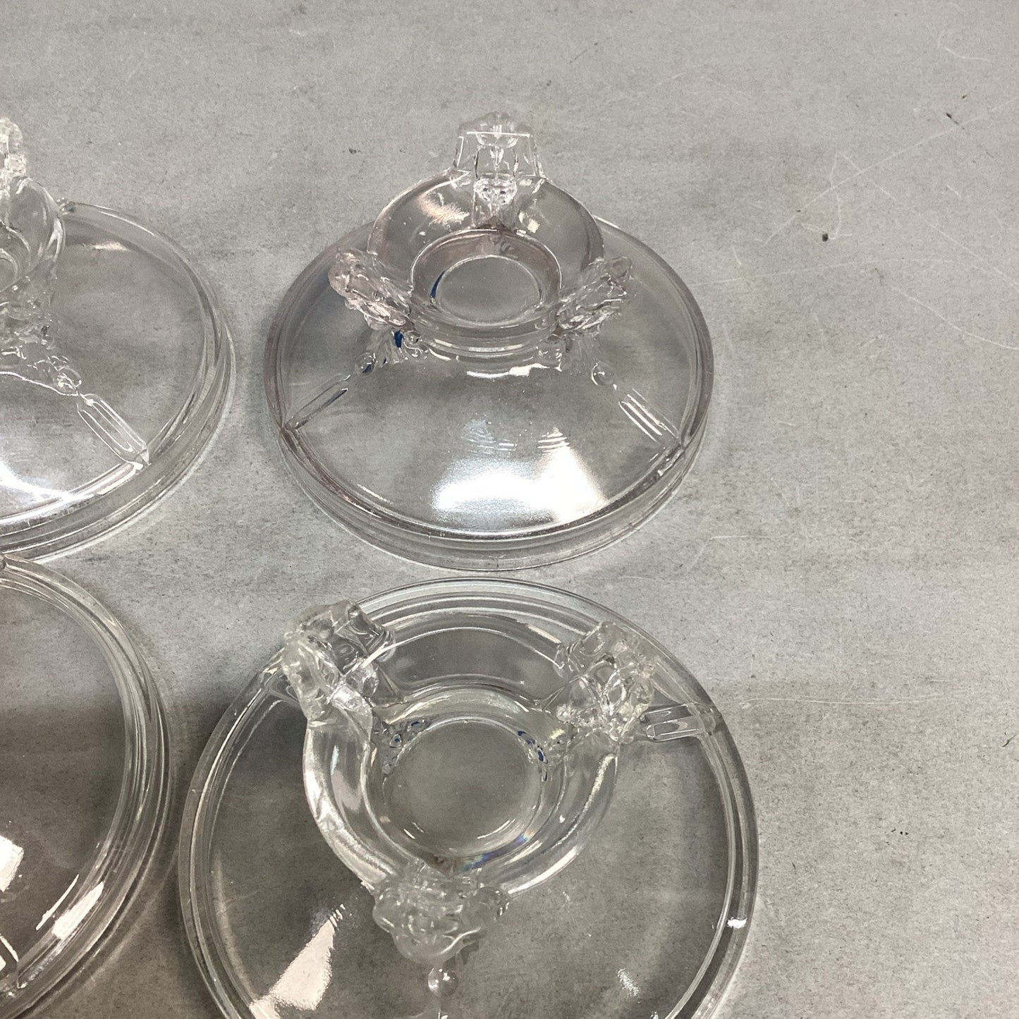 Set of 6 Hobbs Brockunier 1876 Viking/Bearded Man Pattern 4" x 2" Bowls