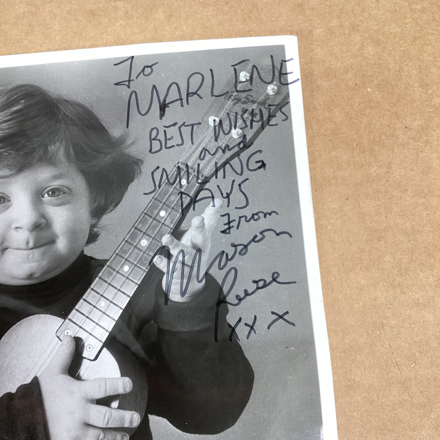 Mason Reese Signed Photograph - 8x10” Photo