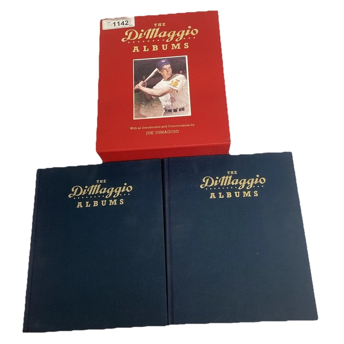 "The Dimaggio Albums" Vol 1 (1932-41) & Vol 2 (1942-51) Hardcovers w/Slipcase