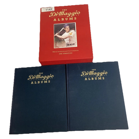 "The Dimaggio Albums" Vol 1 (1932-41) & Vol 2 (1942-51) Hardcovers w/Slipcase