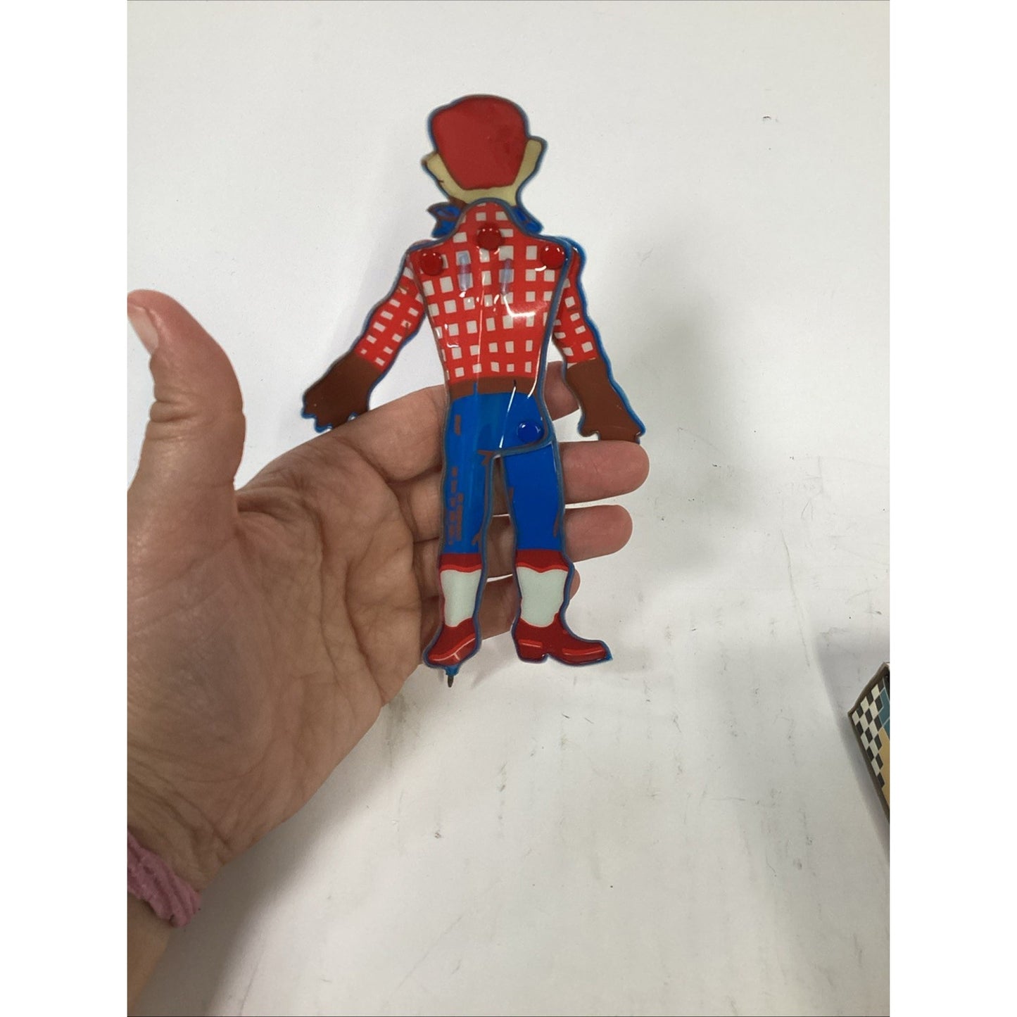 2 VTG Howdy Doody Puppet Pen Movable Hands Head Legs 1988 NBC
