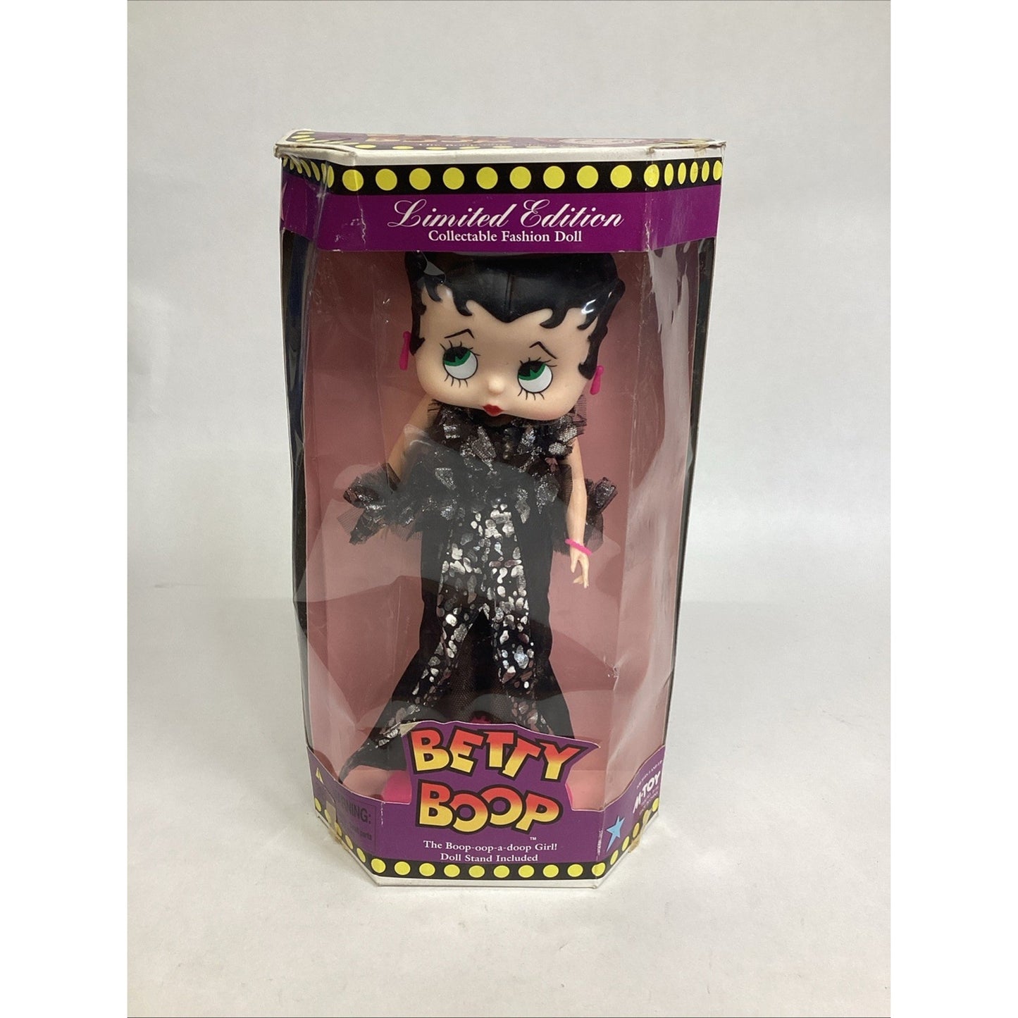 Vintage Betty Boop 1986 Limited Edition Doll W/ Stand - New