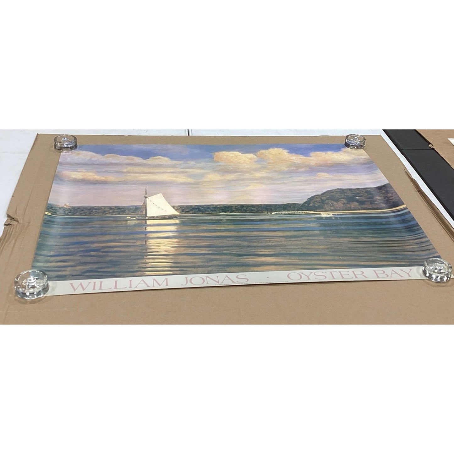 1987 William Jonas Oyster Bay Art Print - 39.5x30”