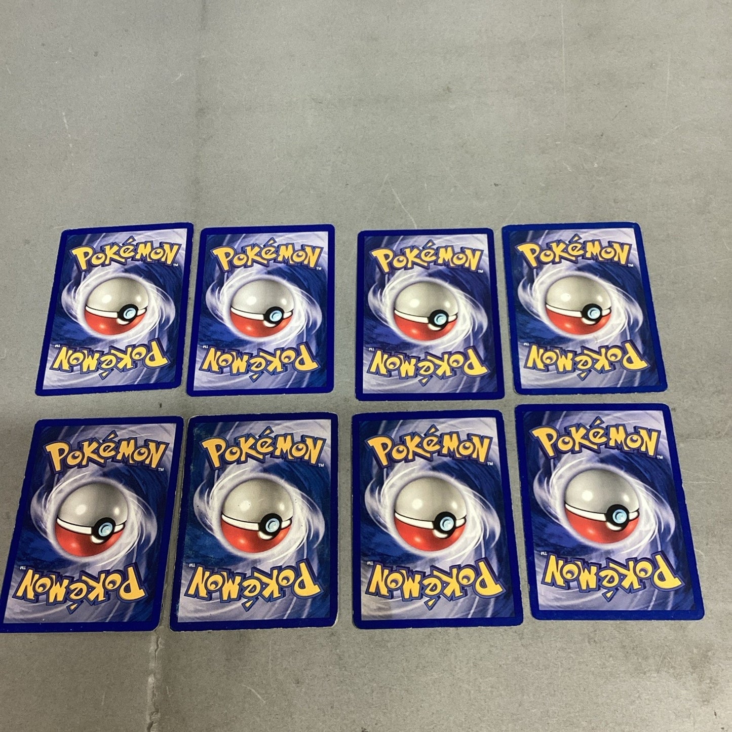Lot Of 8 Pokémon Trading Cards - Kadabra, Abra, Haunter, Ghastly, Jynx, Slowpoke