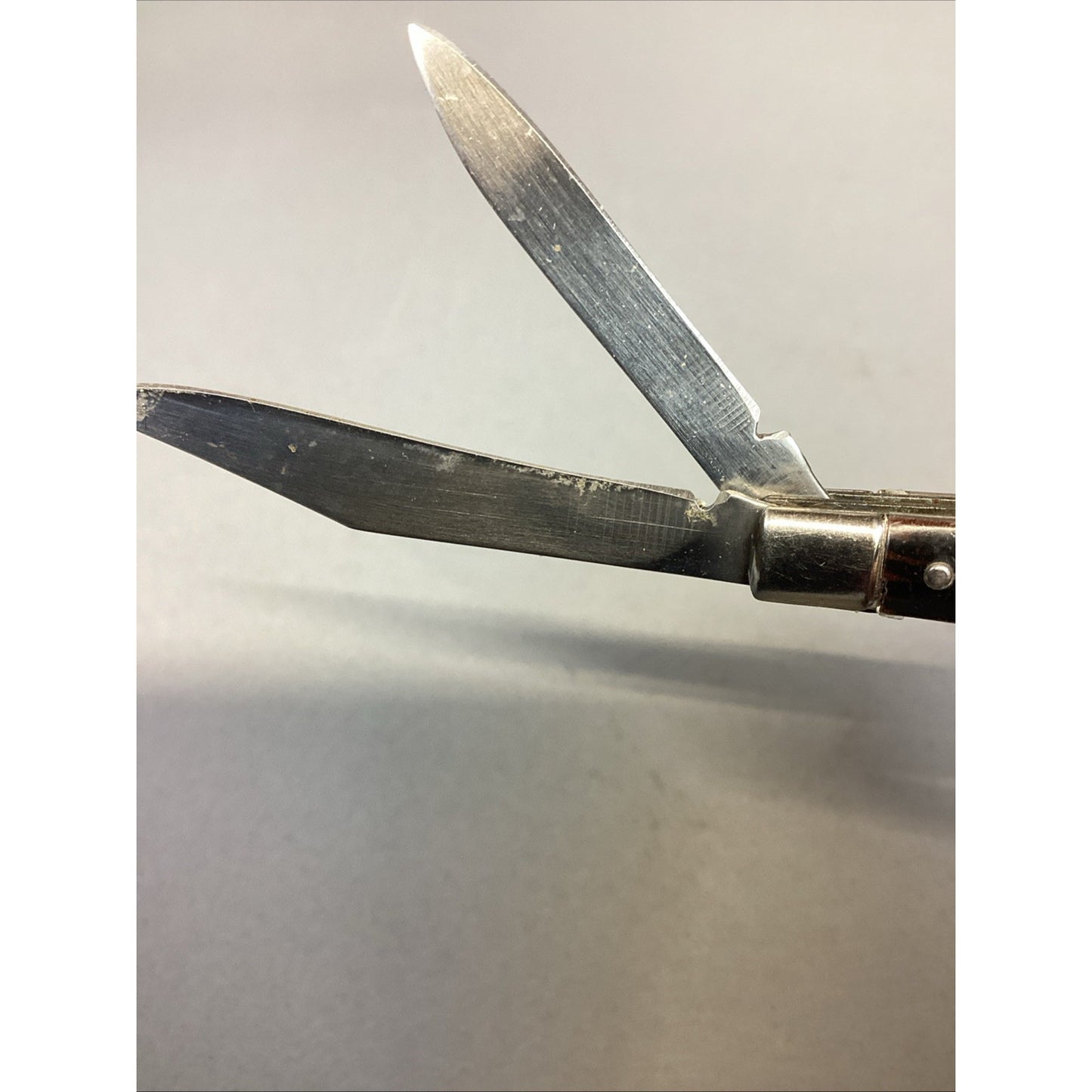 VINTAGE IMPERIAL PROV USA 851 DE - 2 BLADE DIAMOND EDGE STAINLESS POCKET KNIFE