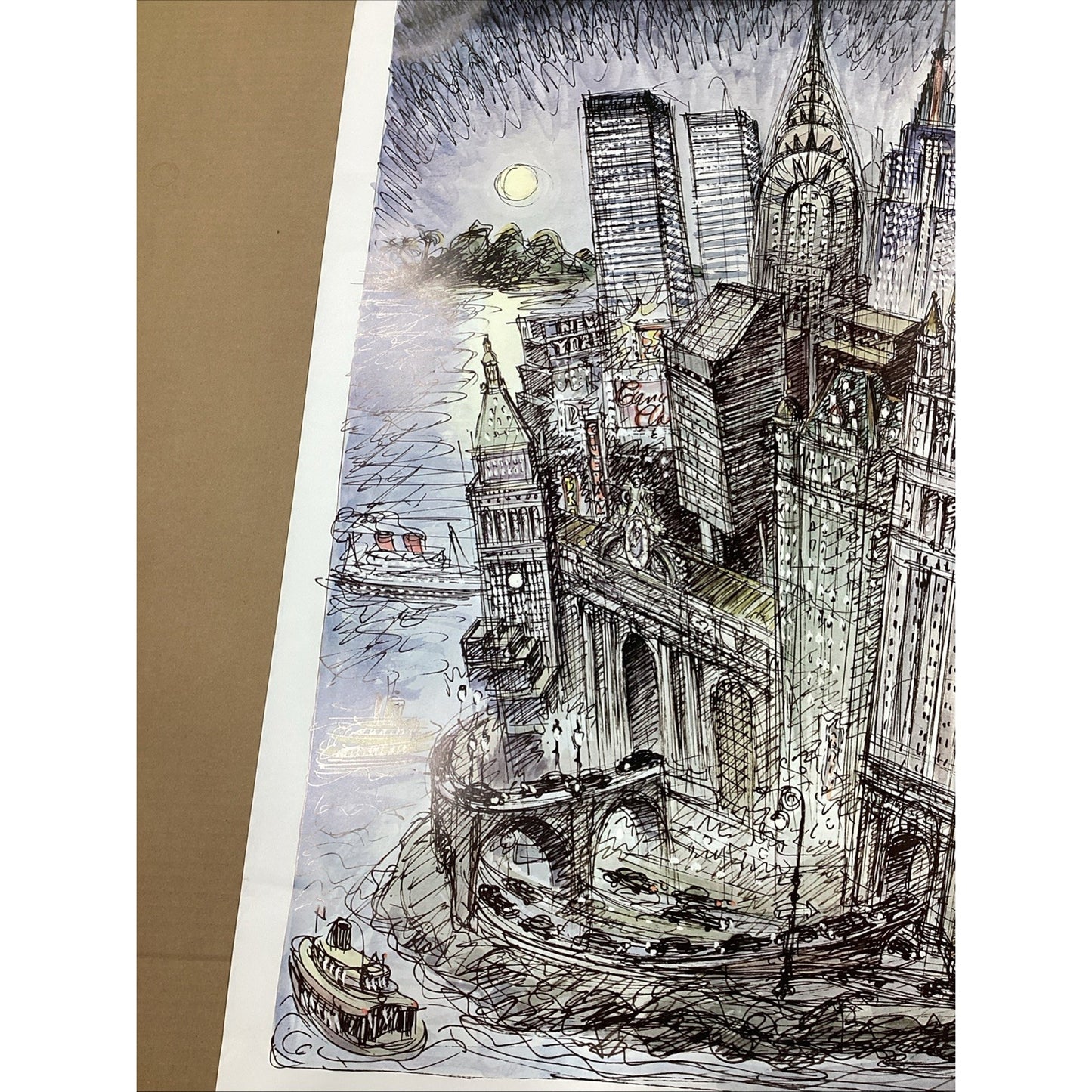Edward Sorel NYC - New York, New York Liberty House/Hawaii - 37x24”