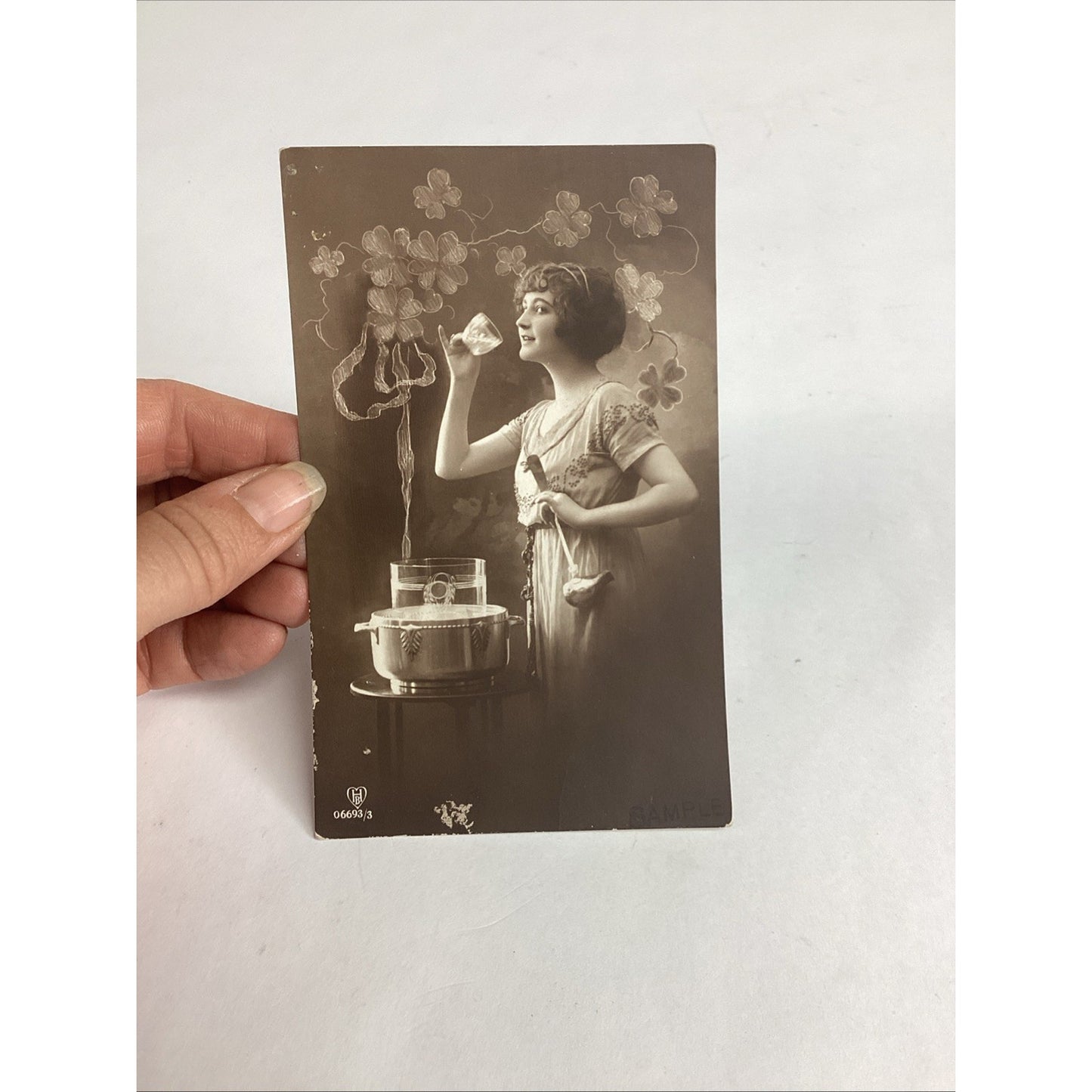 Set Of 5 Antique Italian Postcards