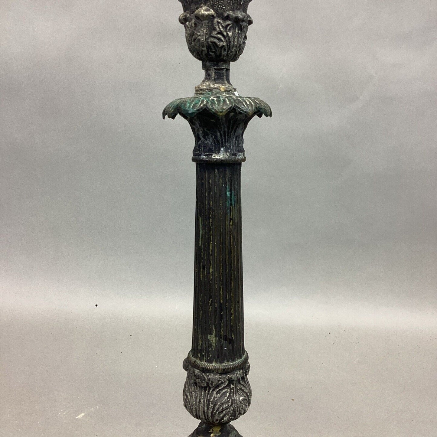 Antique Early 1900’s Candlestick Holder - 12.75”H