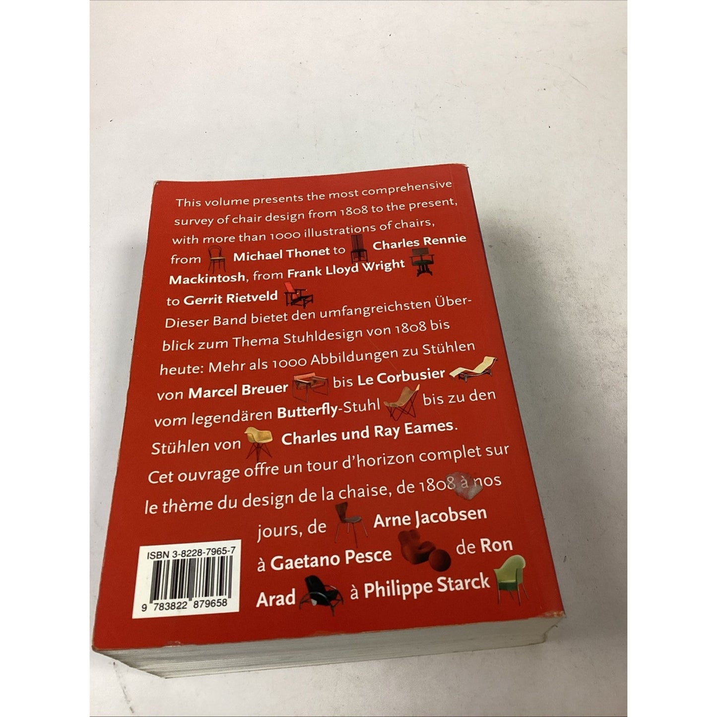1000 Chairs By Charlotte & Peter Fiell - 1997 Revised Edition - Illustrated