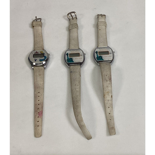 Set Of 3 Vintage Watches - Alice In Wonderland And Statue Of Liberty