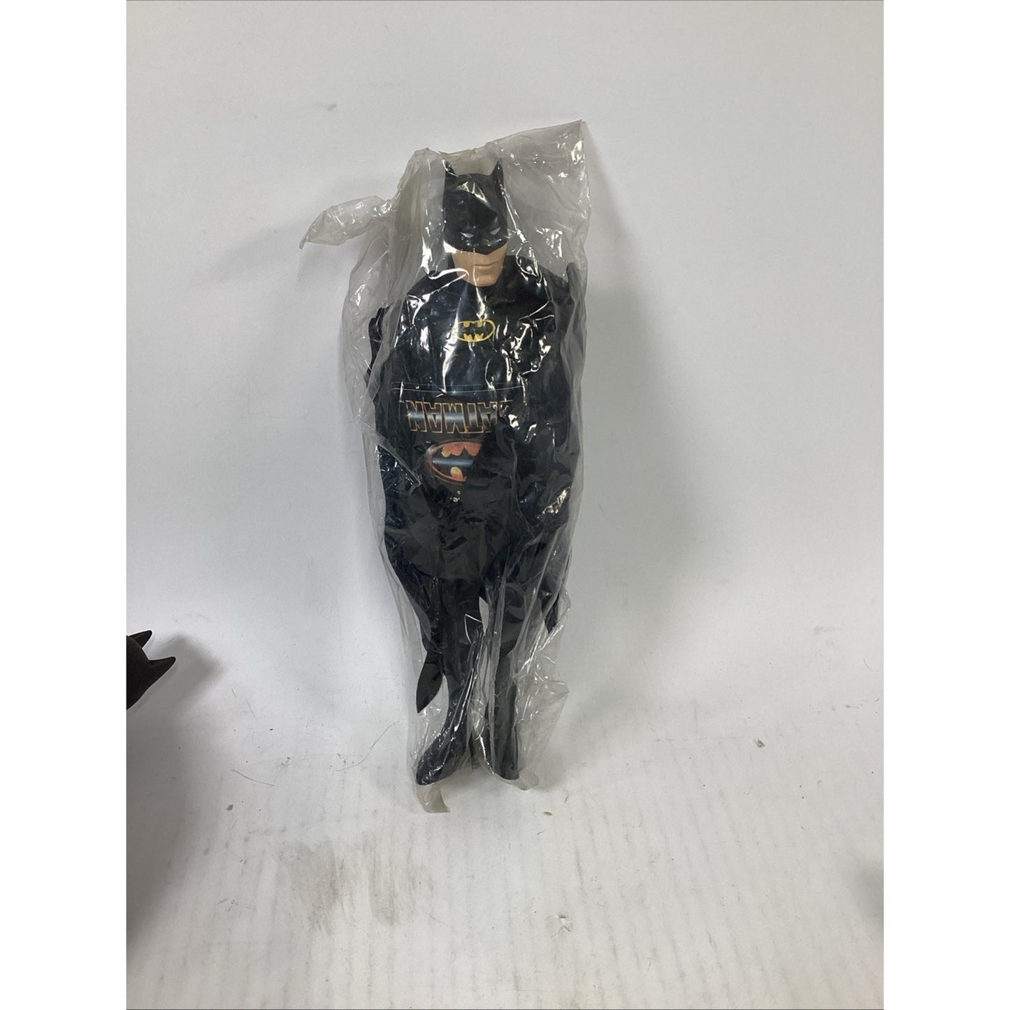Lot of 2 Vintage 1989 NOS Batman Figures -15.5” Batman Plush & 11” Action Figure