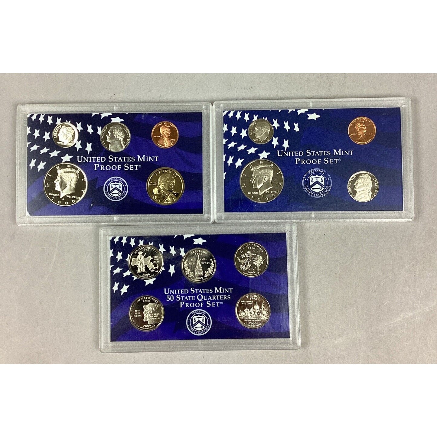 United States Mint Proof Set - 1999/2000 & US Mint 50 State Quarters Proof Set