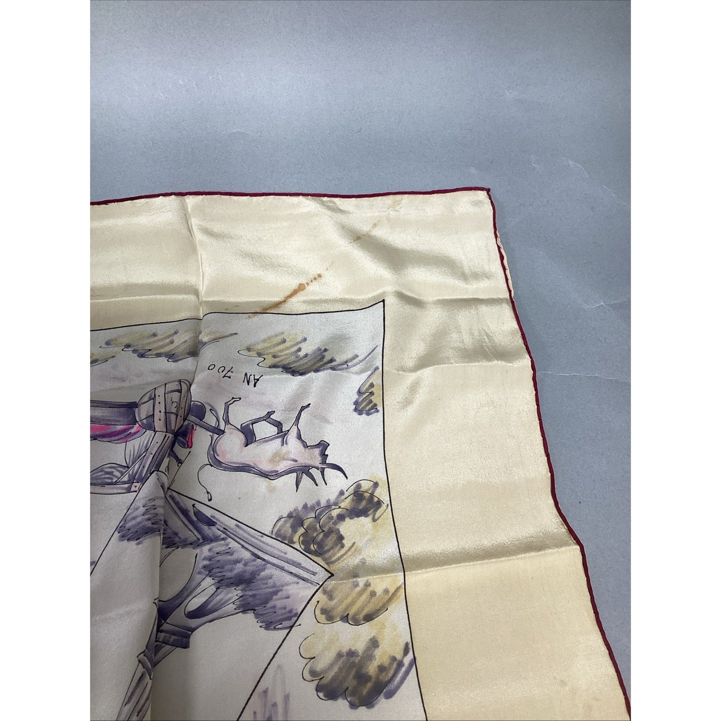 Women’s Silk Scarf Featuring 1914 Paris, France - 32x32”