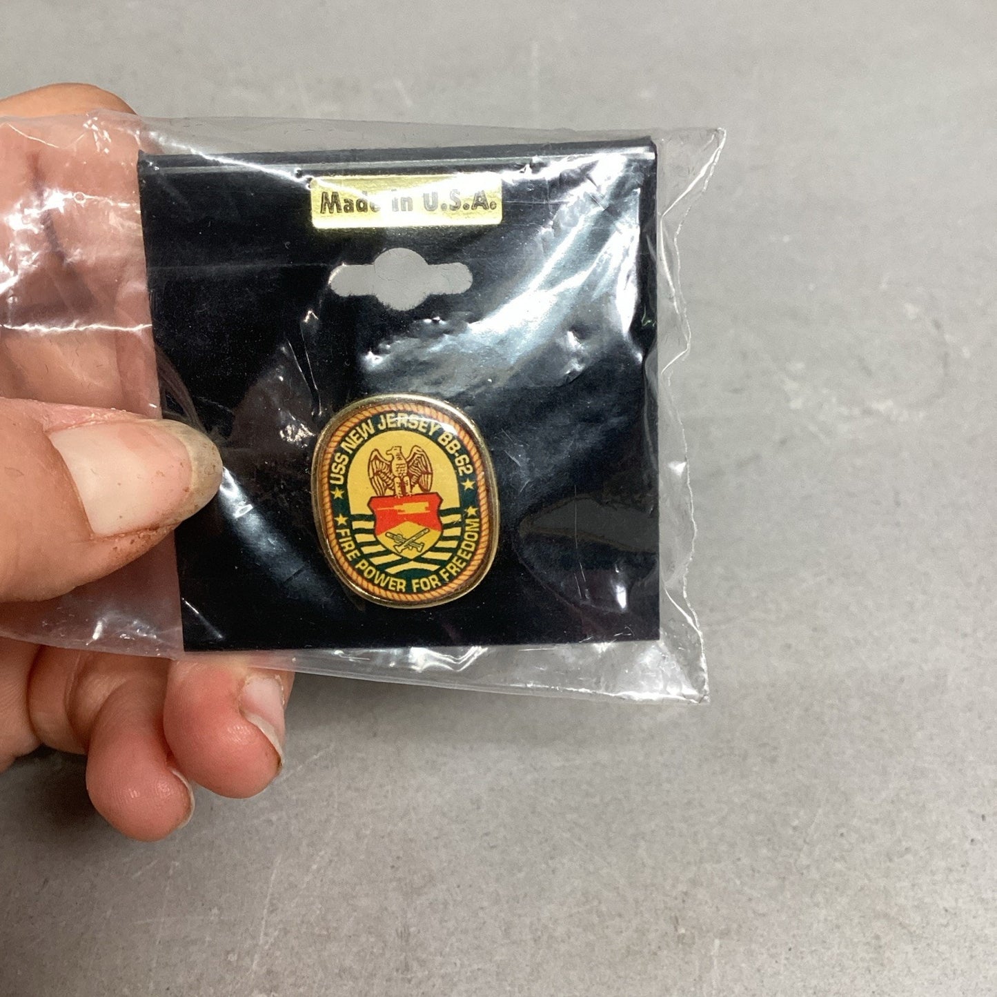 The Corps USS NEW JERSEY - BB-62 Hat, BB-62 Anniversary Hat & BB-62 Pin