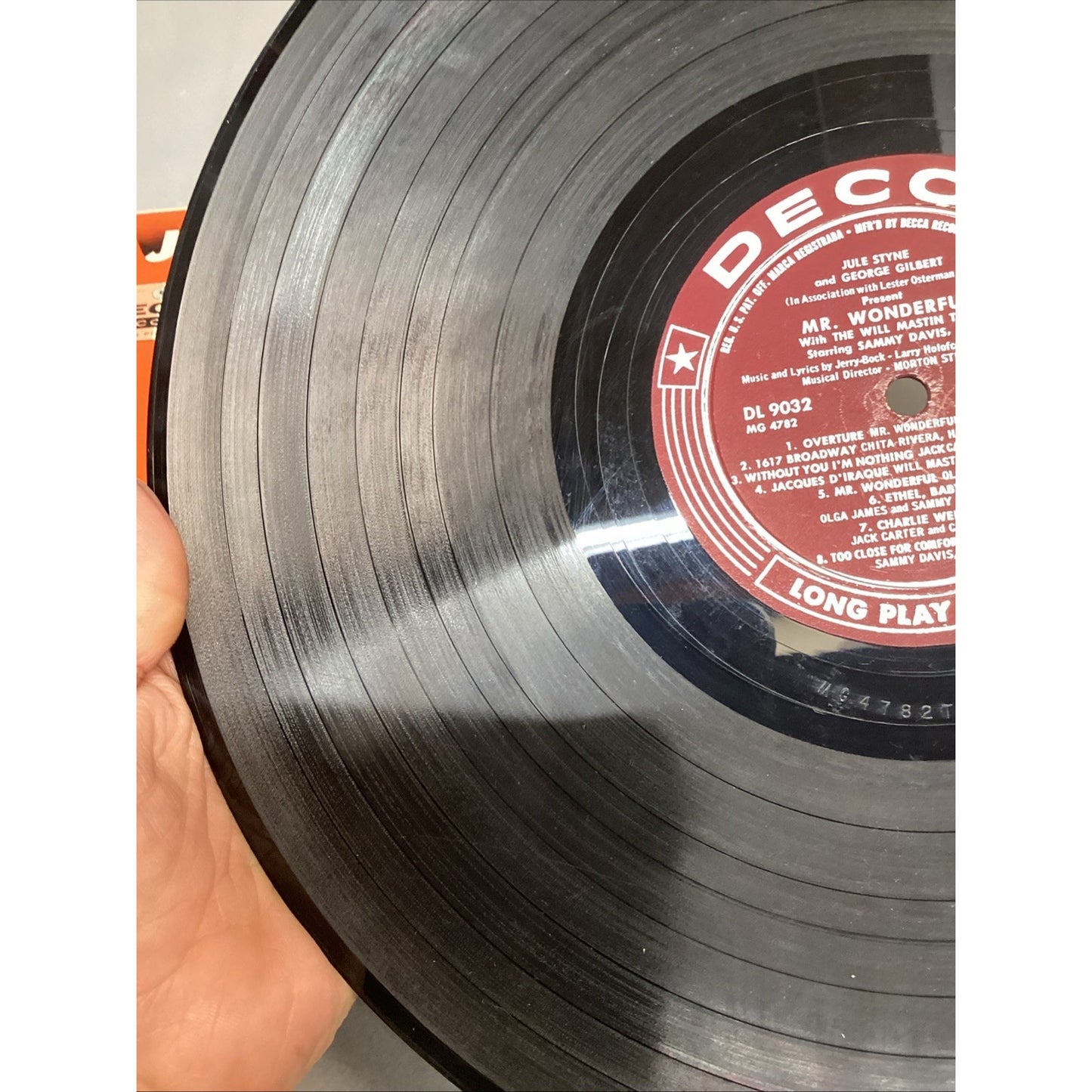 Sammy Davis Jr Mr Wonderful Vinyl, LP, Album, Decca DL 9032, 33 1/3 RPM