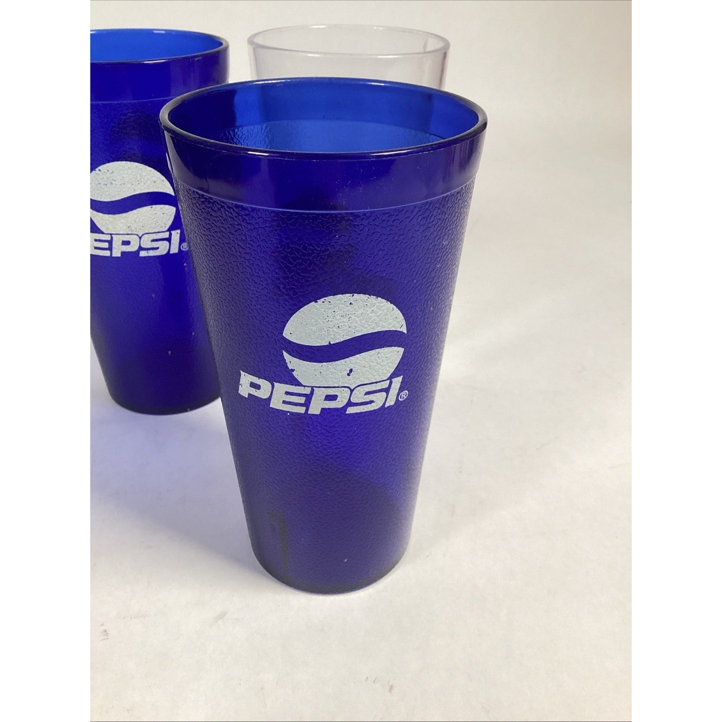 Lot Of 5 Vintage Coca Cola And Pepsi Plastic Tumblers