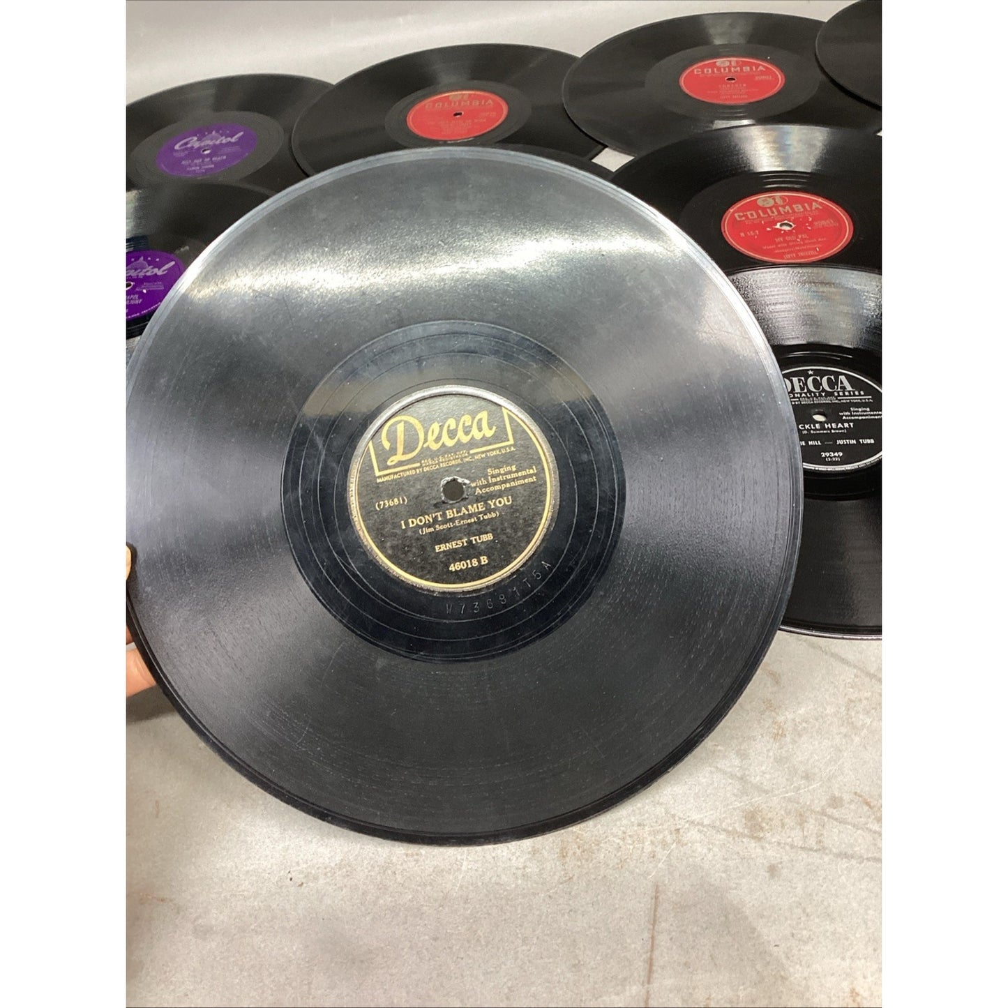 22 Misc 10” Vinyls - Faron Young, Gene Autry, Lefty Frizzell, Davies Sisters +
