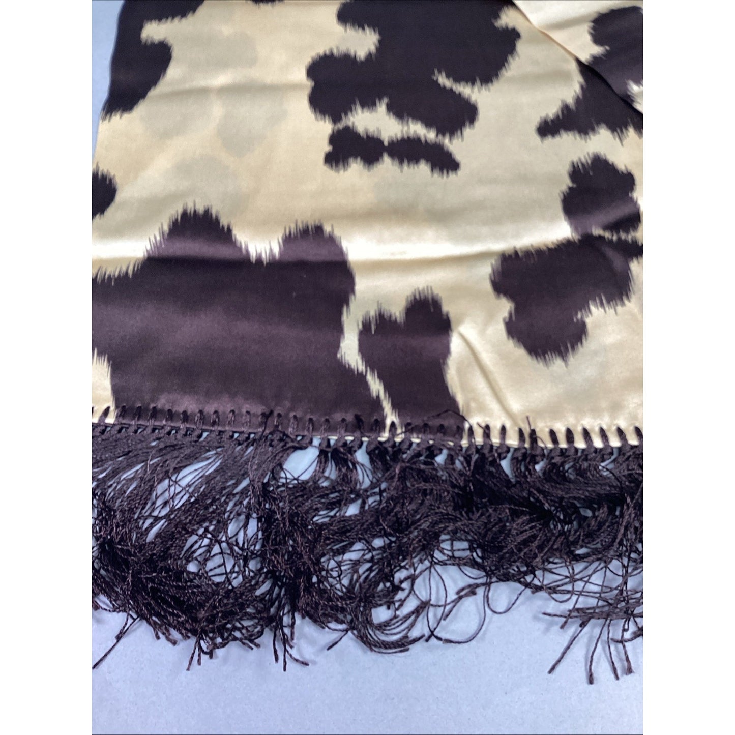 Silky Cow Print Women’s Scarf - 36x10”