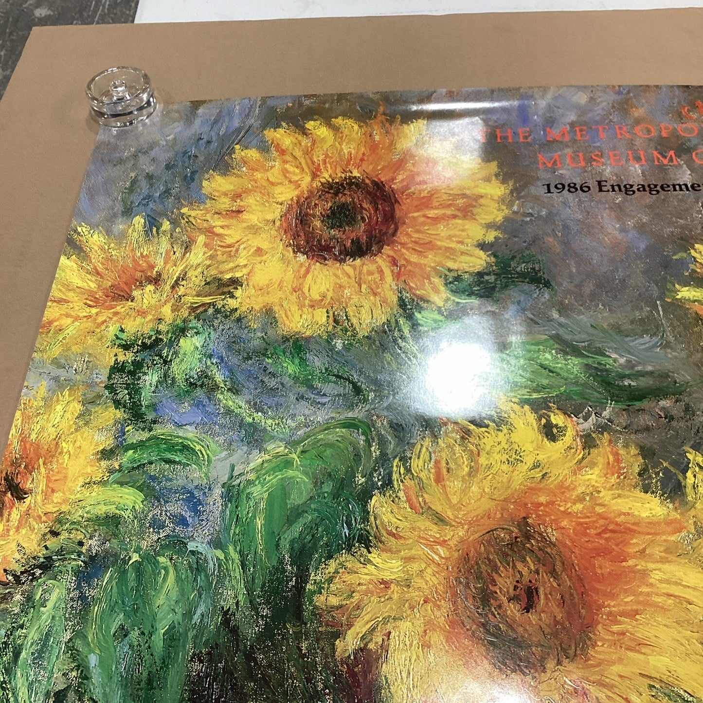 The Impressionist Eye - Sunflowers Art Print - 1986 - Museum Of Art - 38x30”