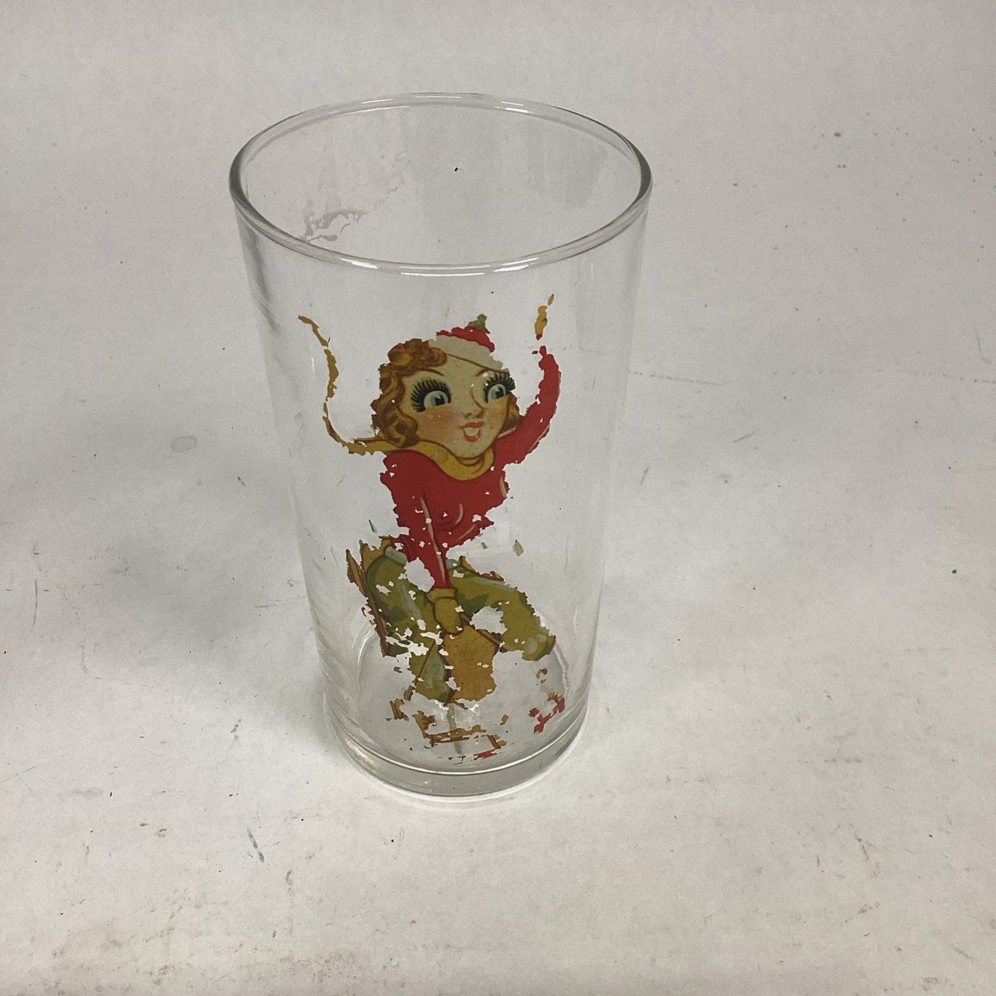 Set Of 3 1930’s/1940’s Novelty Pinup Girls Drinking Glasses