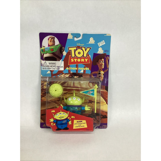 Disney TOY STORY Alien Vintage Action Figure Thinkway Toys Pixar 1995 Sealed