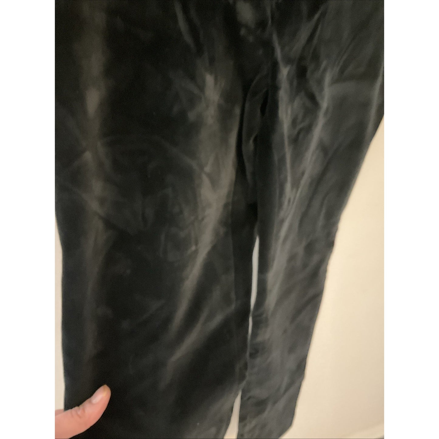JOSEPH M London Made In France Black velour Pants