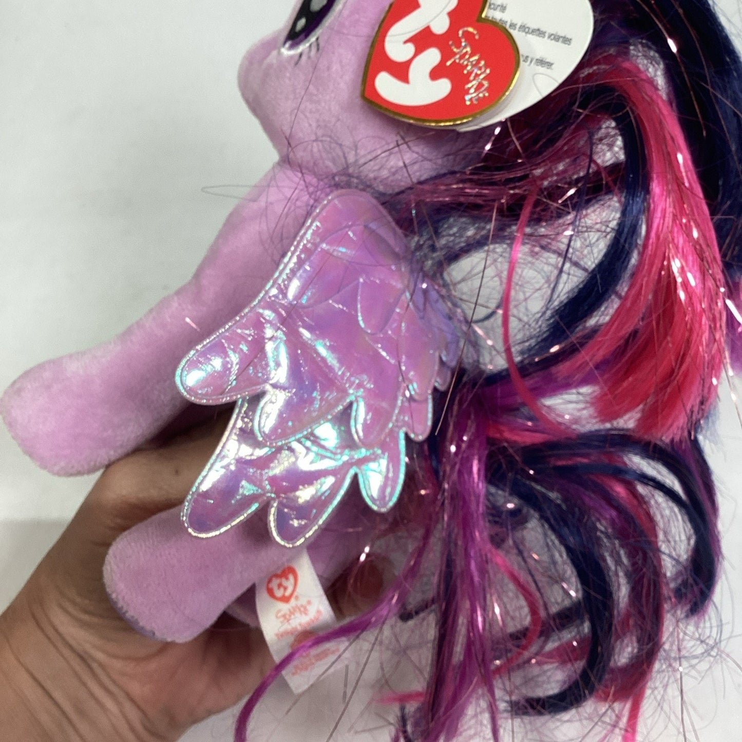 Ty My Little Pony Plush TWILIGHT SPARKLE 10" Plush Horse Toy