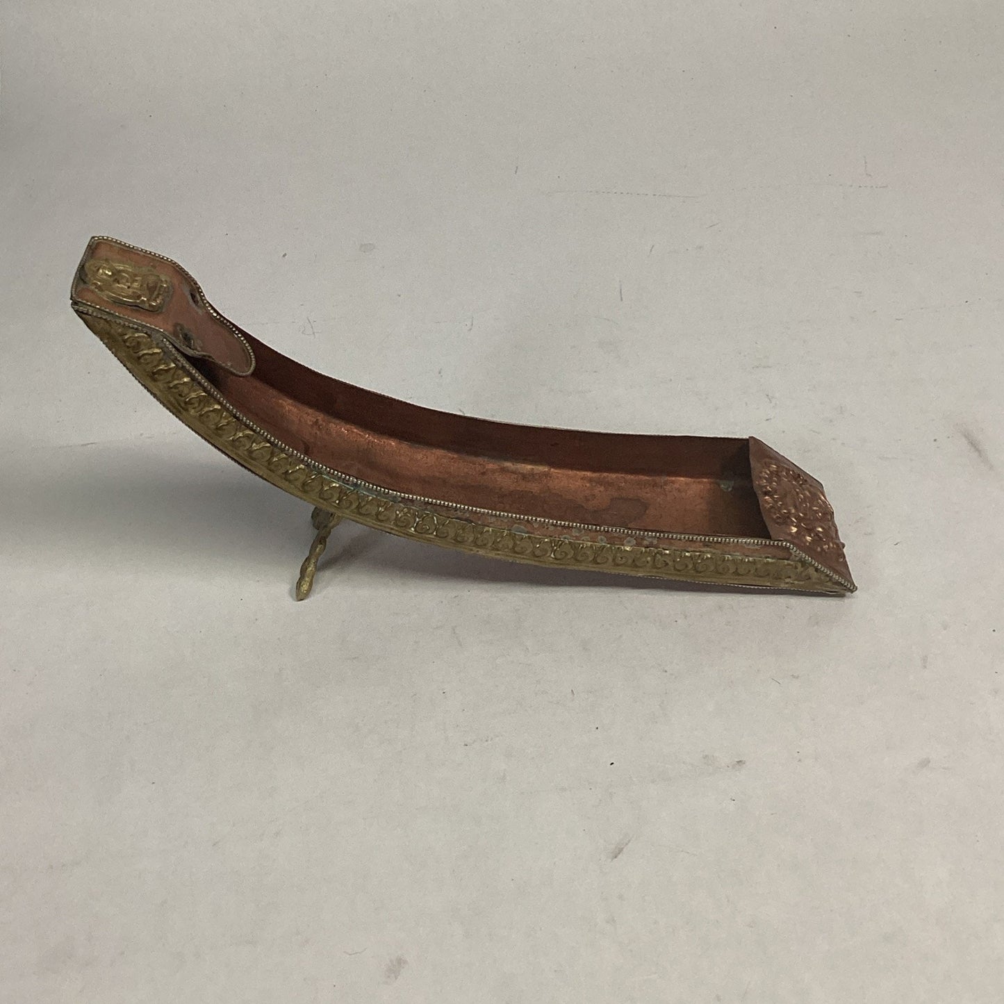Antique Tibetan Copper Gilt Incense Burner - Buddha