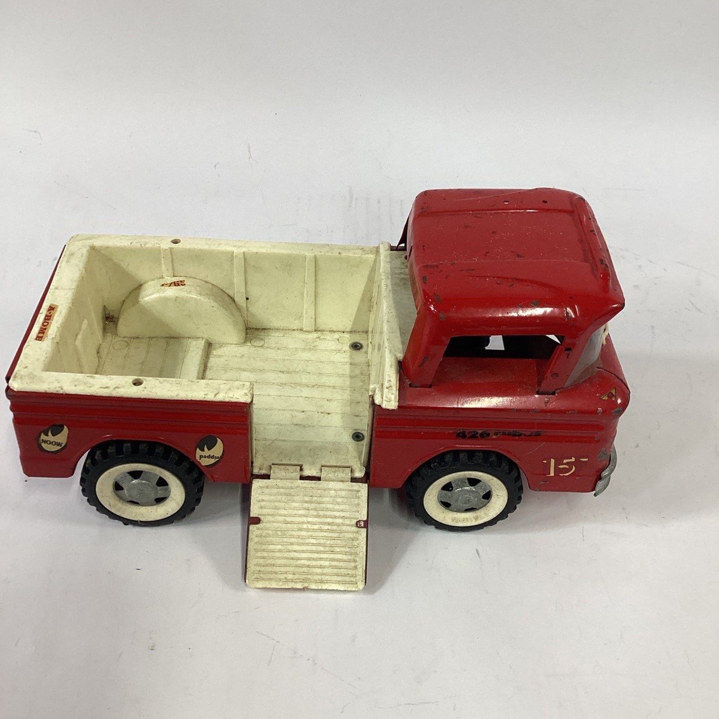 Vintage Structo Red Pick-Up Truck Pressed Steel