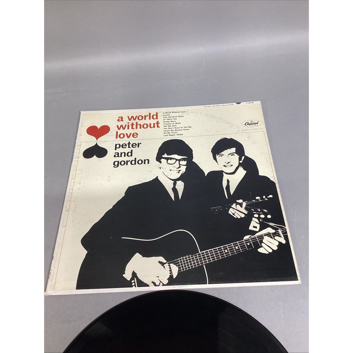 Peter & Gordon / A World Without Love LP Capitol 2115 Mono