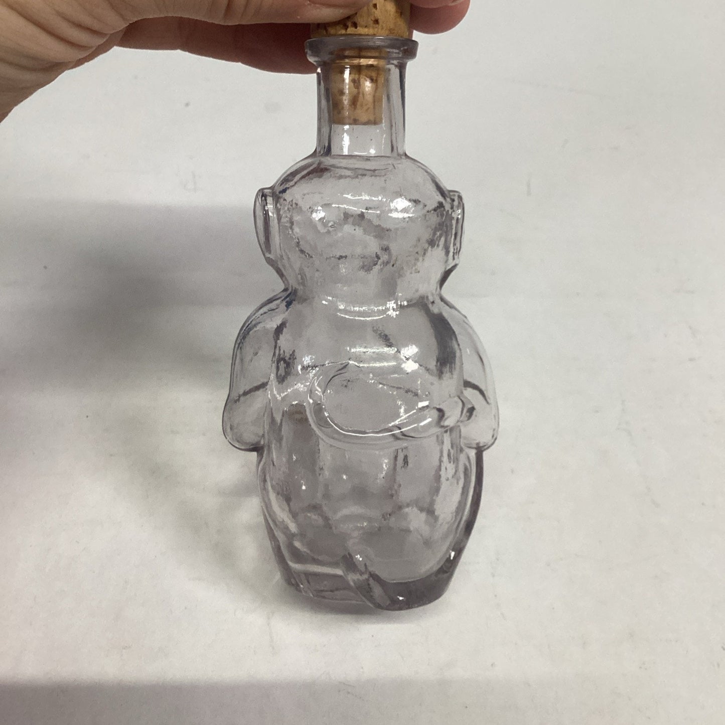 Just Monkeying Around Clear Glass Monkey Maple Syrup Jar With Stopper