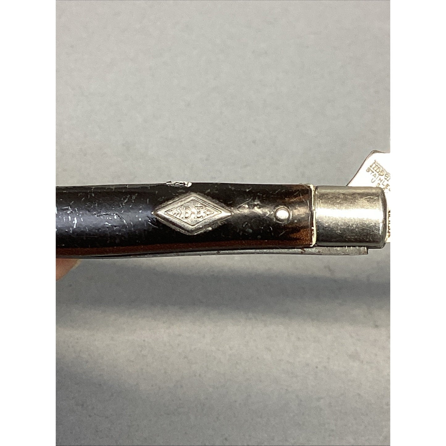 VINTAGE IMPERIAL PROV USA 851 DE - 2 BLADE DIAMOND EDGE STAINLESS POCKET KNIFE