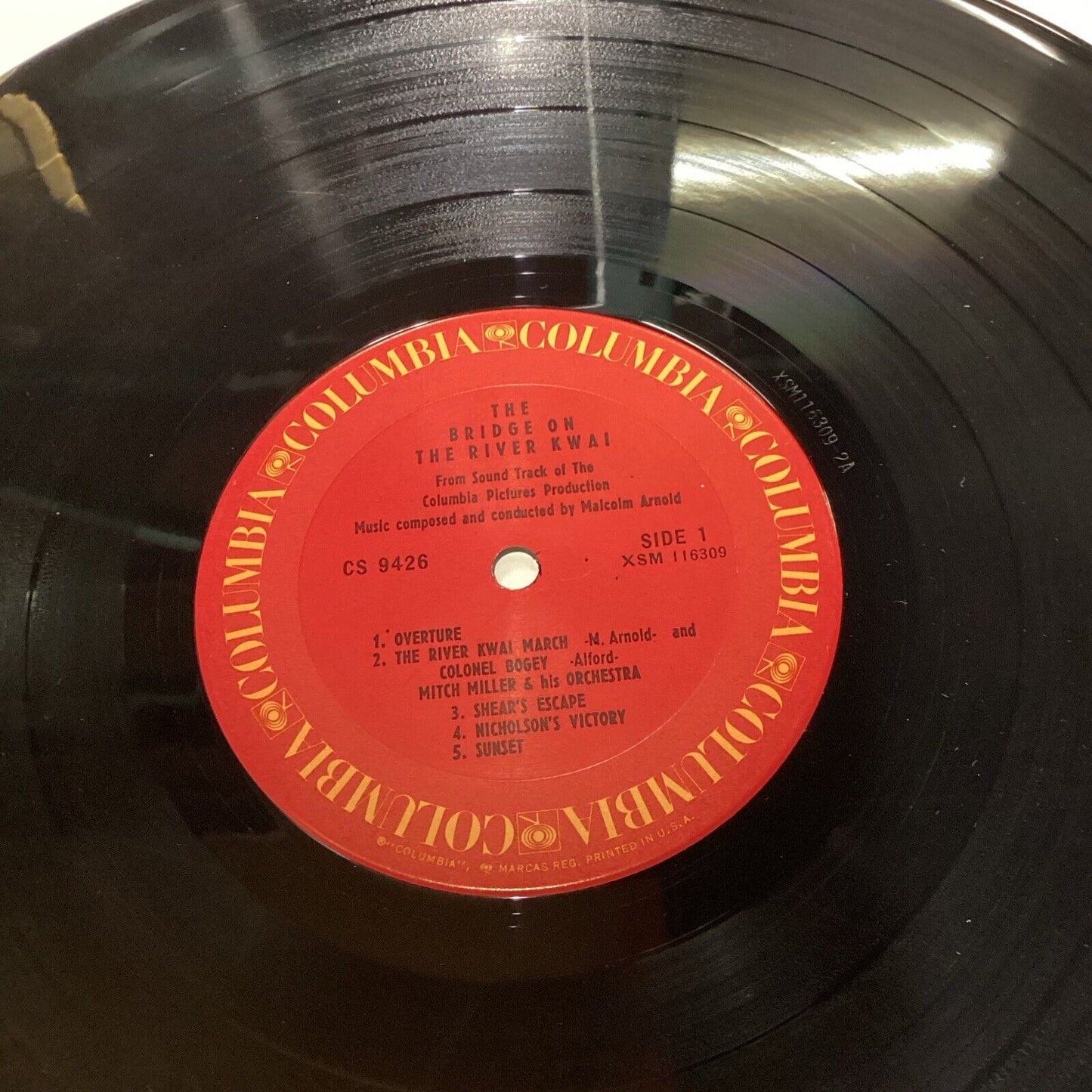 Soundtrack LP "The Bridge On The River Kwai" Columbia (CS 9426)