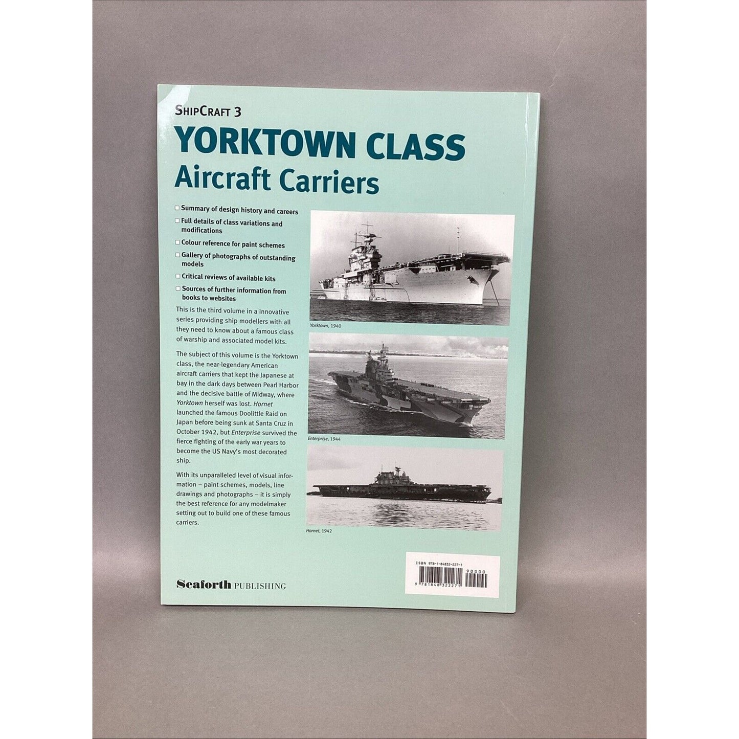 YORKTOWN Class Aircraft Carriers (Shipcraft 3) by Roger Chesneau