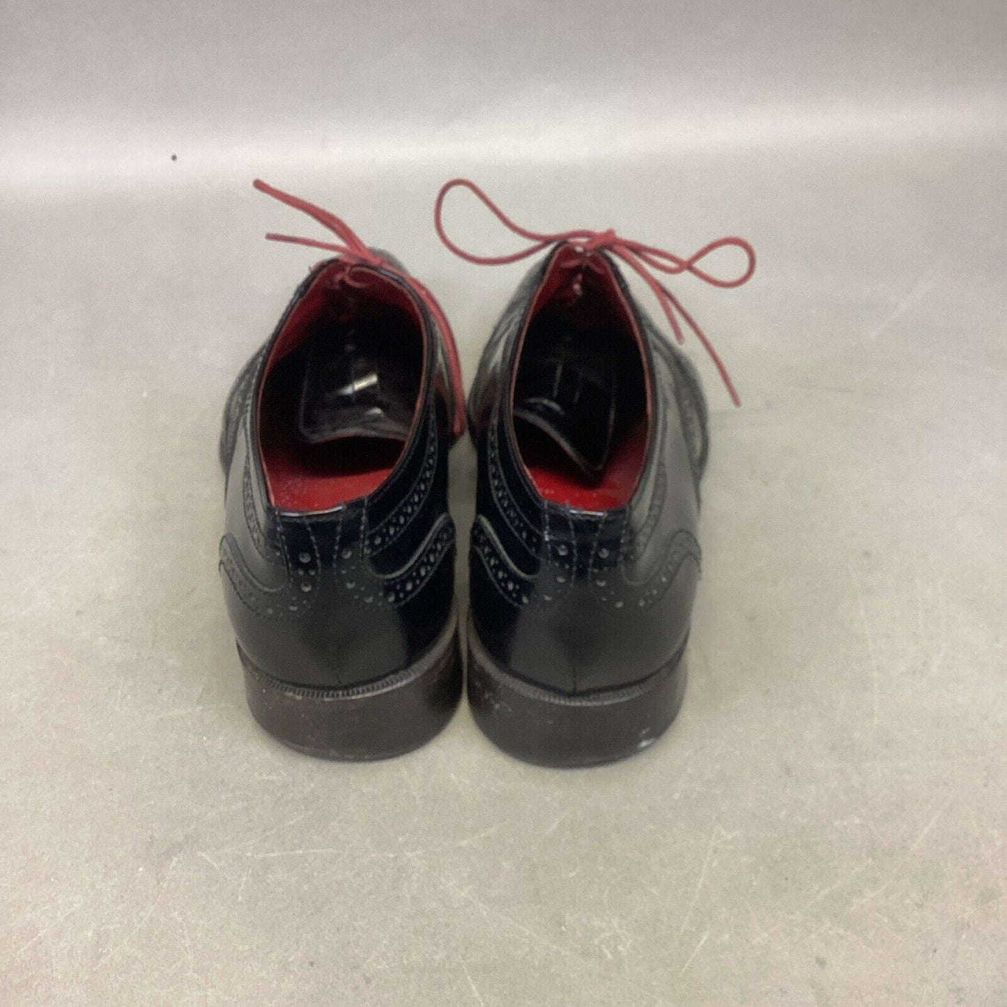 Vaneau Bottier A Paris Men’s Wingtip Black Oxford Dress Shoes - 42 1/2